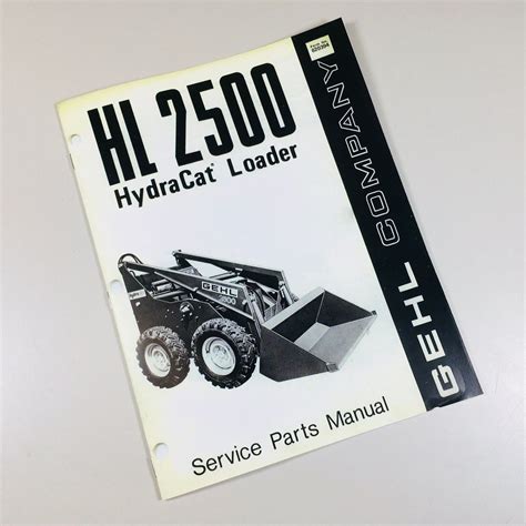 gehl hl 2500|gehl 2500 manual.